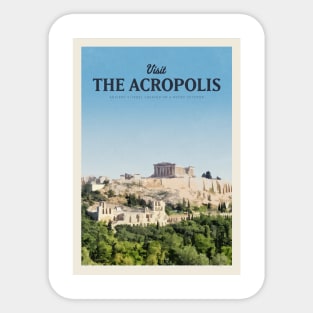 Visit The Acropolis Sticker